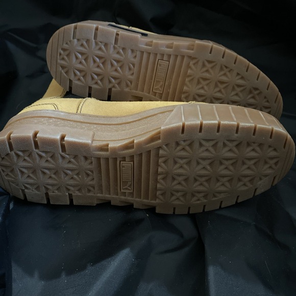 PUMA Women's‎ Mayze Chelsea Suede Platform Tan Chelsea Ankle Boots Size 9 - Picture 5 of 5